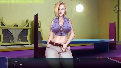 Dragon Ball Divine escapade Part six android palm job