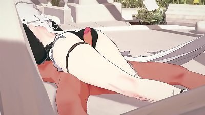 Honkai impact - Aponia Gets pounded hard - 3-dimensional hentai cartoon